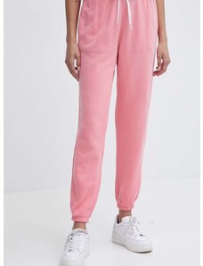 Bavlněné tepláky Polo Ralph Lauren růžová barva, 211935585