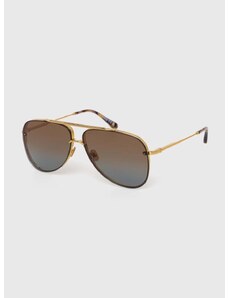 Sluneční brýle Tom Ford pánské, zlatá barva, FT1071_6230F