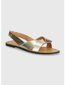 Kožené sandály Vagabond Shoemakers TIA 2.0 dámské, zlatá barva, 5531-083-81