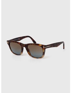 Sluneční brýle Tom Ford pánské, hnědá barva, FT1076_5456B