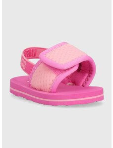 Dětské sandály UGG I LENNON SLINGBACK růžová barva