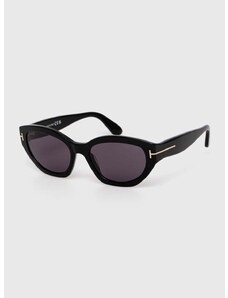 Sluneční brýle Tom Ford dámské, černá barva, FT1086_5501A