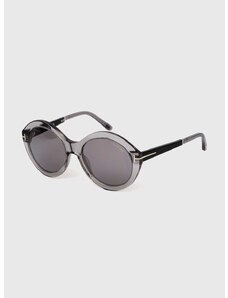 Sluneční brýle Tom Ford dámské, šedá barva, FT1088_5520C