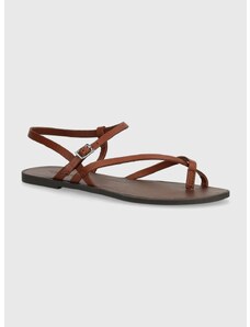 Kožené sandály Vagabond Shoemakers TIA 2.0 dámské, hnědá barva, 5531-401-27