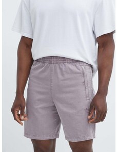 Bavlněné šortky adidas Originals fialová barva, IS1732