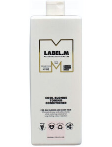 Label.m Cool Blonde Toning Conditioner Kondicionér pro světlé a šedé vlasy 1000 ml
