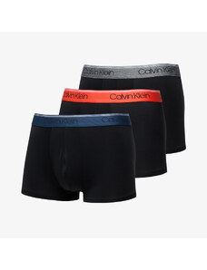 Boxerky Calvin Klein Microfiber Stretch Low Rise Trunk 3-Pack Black