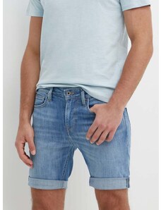 Džínové šortky Pepe Jeans SLIM SHORT pánské, PM801080MN8