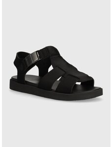 Sandály Calvin Klein FISHERMAN SANDAL NEO pánské, černá barva, HM0HM01415