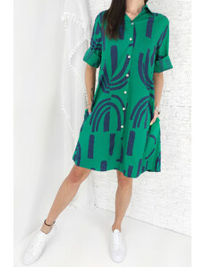 New collection Zelené volné šaty MA-24080GR