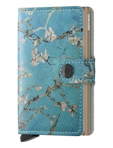 Luxusní kožené pouzdro na karty SECRID Miniwallet Art Almond Blossom