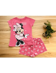 Minnie Mouse letní pyžamo růžové