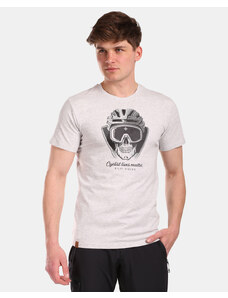 Pánské bavlněné tričko Kilpi VIBE-M světle šedá