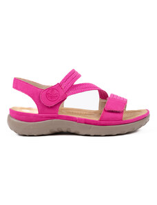Dámské sportovní růžové sandály Rieker 64870-31