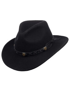 Scippis Australský černý klobouk vlněný - MACKAY