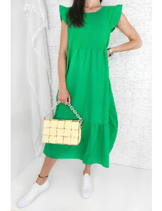 New collection Letní zelené šaty LA-20193GR