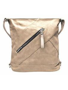 Tapple Velký světle hnědý kabelko-batoh s kapsou Foxie