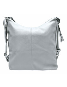 Tapple Velký světle šedý kabelko-batoh s bočními kapsami