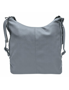 Tapple Velký středně šedý kabelko-batoh s bočními kapsami
