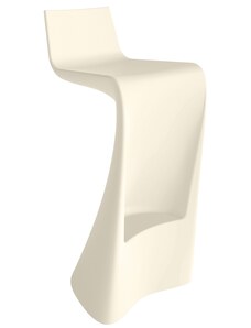 VONDOM Matně světle béžová plastová barová židle WING 72 cm
