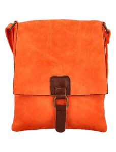 Dámská crossbody kabelka oranžová - Paolo bags Siwon oranžová