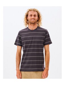 Tričko Rip Curl PLAIN STRIPE TEE Washed Black