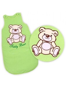 Spací vak Teddy Bear Baby Nellys - sv. zelený vel. 0+