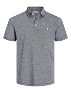 JACK & JONES Tričko 'JJEPaulos' šedý melír / bílá