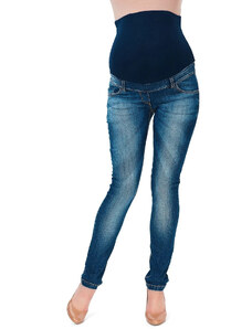 Těhotenské džíny modré Trezo