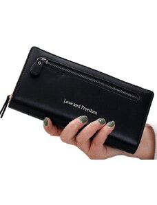 Camerazar Velká dámská peněženka z ekologické umělé kůže, praktická pro iPhone, 19x10x3 cm - Varianta 1