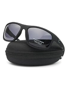 Camerazar Pánské sportovní sluneční brýle s polarizací, matně černé, UV-400 kat. 3 filtr + pouzdro - Varianta 2