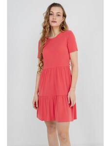 Vero Moda dámské šaty z modalu Filli červené
