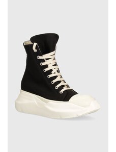 Kecky Rick Owens Woven Shoes Abstract Sneak dámské, černá barva, DS01D1840.CBES1.911