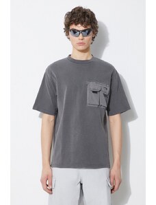 Bavlněné tričko Manastash Disarmed šedá barva, 7924135002