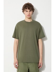 Bavlněné tričko Filson Ranger Solid zelená barva, FMTEE0001