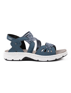 Dámské modré sandály Rieker V9871-14