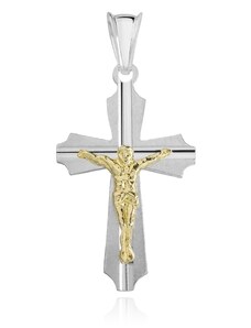 Stříbrný (925) přívěsek kříž - K0039GR
