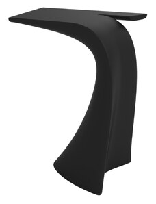 VONDOM Matně černý plastový barový stůl WING 76 x 50 cm