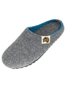 Gumbies Bačkory Outback Grey & Turquoise