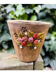 Keramika Javorník Květináč -růže