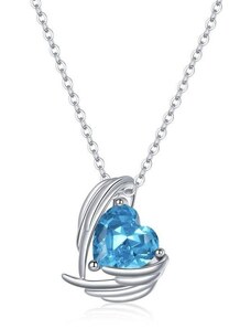 GRACE Silver Jewellery Stříbrný náhrdelník Andělská křídla - stříbro 925/1000
