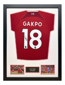 Legendy zarámovaný dres Liverpool FC 2022-2023 Gapko Signed Shirt (Framed) TM-04981