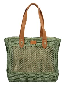 Coveri Trendy dámská kabelka přes rameno Tillia, zelená