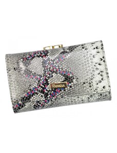 PATRIZIA Luxusní dámská peněženka Delmina, šedo-růžová