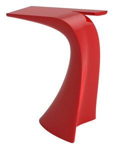 VONDOM Červený plastový barový stůl WING 76 x 50 cm