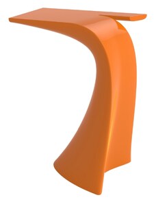 VONDOM Oranžový plastový barový stůl WING 76 x 50 cm