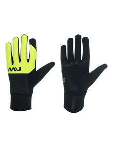 Pánské cyklistické rukavice NorthWave Fast Gel Glove Black/Yellow Fluo