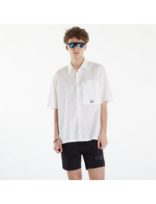 Pánská košile C.P. Company Short Sleeve Shirt Gauze White