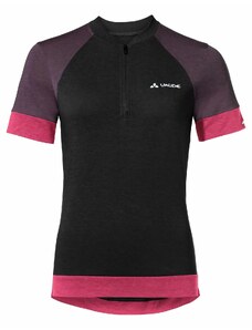 Dámský cyklistický dres VAUDE Altissimo Q-Zip Shirt Black 38