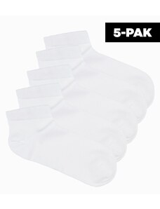 EDOTI Pánské ponožky 479U - bílá 5-pack